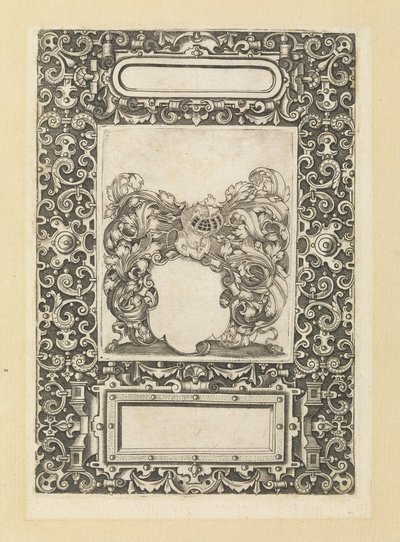 Pagina uit Emblemata nobilitate et vulgo scitu digna, (Frankfurt am Main, 1593) door Theodore de Bry